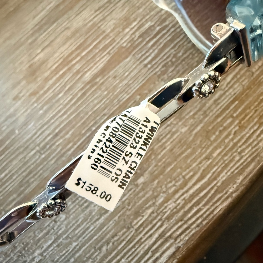 Brighton Clear and light blue Sunglasses with floral case - Picture 4 of 10